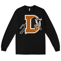 Black Durham-bulls Long Sleeve Tee - linhVisuals