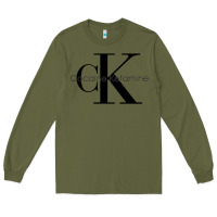 Army Green newcocaine & ketamine ck Long Sleeve Tee - linhVisuals