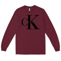 Burgundy newcocaine & ketamine ck Long Sleeve Tee - linhVisuals