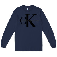Navy newcocaine & ketamine ck Long Sleeve Tee - linhVisuals