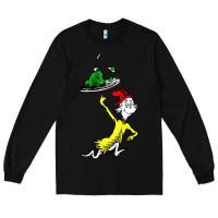 Black green eggs and ham Long Sleeve Tee - linhVisuals