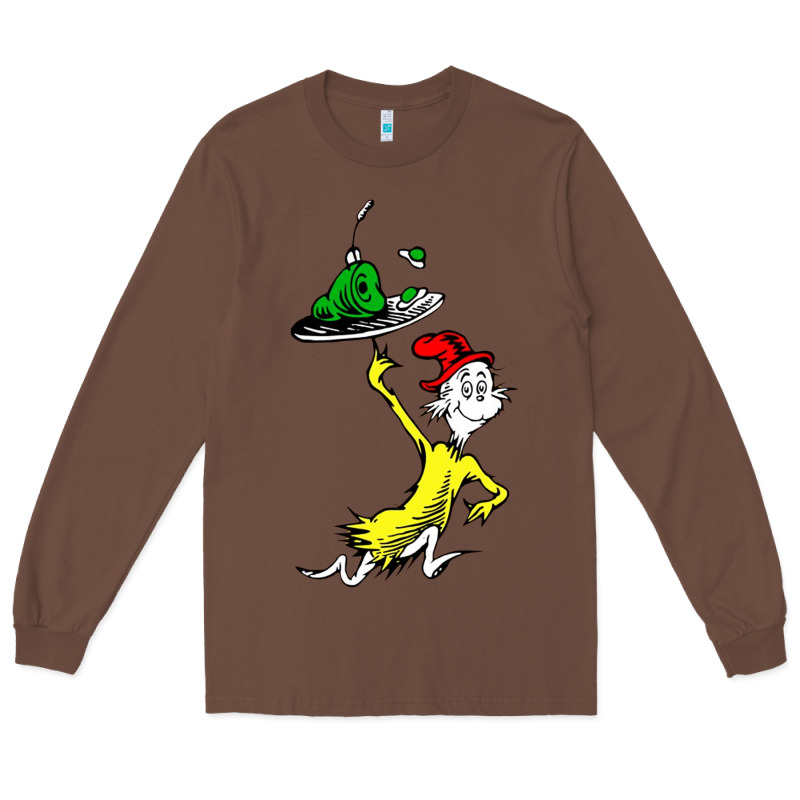 Green Eggs And Ham Long Sleeve Tee by linhVisuals | Teevron