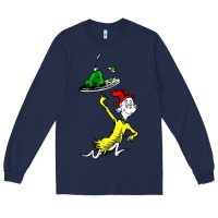 Navy green eggs and ham Long Sleeve Tee - linhVisuals