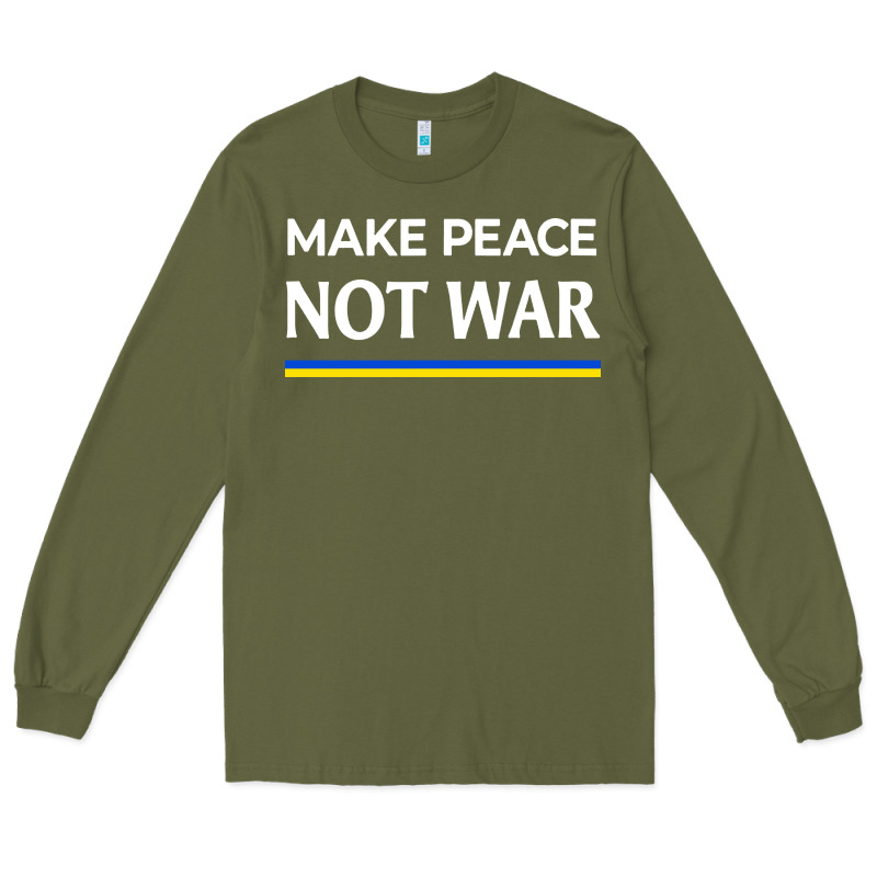 Make Peace Not War Long Sleeve Tee by linhVisuals | Teevron