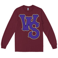 Burgundy winston-salem-dash Long Sleeve Tee - linhVisuals