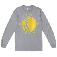 Heather Grey time team television Long Sleeve Tee - linhVisuals
