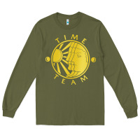 Army Green time team television Long Sleeve Tee - linhVisuals