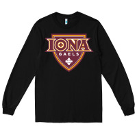 Black iona gaels Long Sleeve Tee - linhVisuals