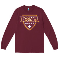 Burgundy iona gaels Long Sleeve Tee - linhVisuals
