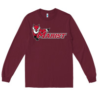 Burgundy marist red foxes Long Sleeve Tee - linhVisuals