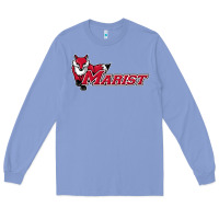 Colony Blue marist red foxes Long Sleeve Tee - linhVisuals