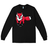 Black marist red foxes Long Sleeve Tee - linhVisuals