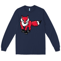 Navy marist red foxes Long Sleeve Tee - linhVisuals