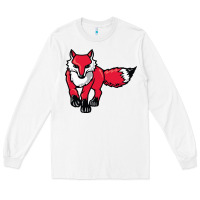 White marist red foxes Long Sleeve Tee - linhVisuals