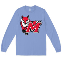 Colony Blue marist red foxes Long Sleeve Tee - linhVisuals