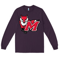 Plum marist red foxes Long Sleeve Tee - linhVisuals
