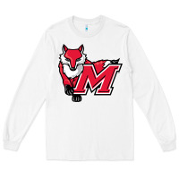 White marist red foxes Long Sleeve Tee - linhVisuals