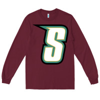 Burgundy siena saints Long Sleeve Tee - linhVisuals