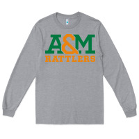 Heather Grey florida a&m rattlers Long Sleeve Tee - linhVisuals