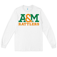 White florida a&m rattlers Long Sleeve Tee - linhVisuals