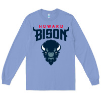 Colony Blue howard bison Long Sleeve Tee - linhVisuals