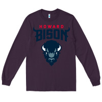 Plum howard bison Long Sleeve Tee - linhVisuals