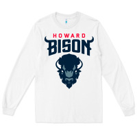 White howard bison Long Sleeve Tee - linhVisuals
