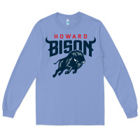 Colony Blue howard bison Long Sleeve Tee - linhVisuals
