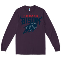 Plum howard bison Long Sleeve Tee - linhVisuals