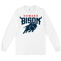 White howard bison Long Sleeve Tee - linhVisuals
