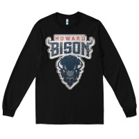 Black howard bison Long Sleeve Tee - linhVisuals
