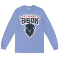 Colony Blue howard bison Long Sleeve Tee - linhVisuals