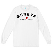 White geneva switzerland clothing gifts and souvenirs Long Sleeve Tee - linhVisuals