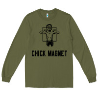 Army Green chick magnet Long Sleeve Tee - linhVisuals