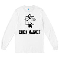 White chick magnet Long Sleeve Tee - linhVisuals