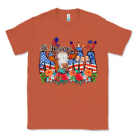Copper All American Mama Cow Flowers Classic Tee - CowCowDesign