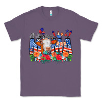 Lavender All American Mama Cow Flowers Classic Tee - CowCowDesign