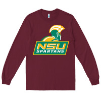 Burgundy norfolk state spartans Long Sleeve Tee - linhVisuals