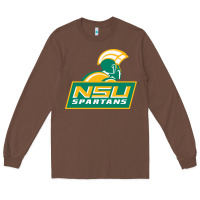 Chestnut norfolk state spartans Long Sleeve Tee - linhVisuals