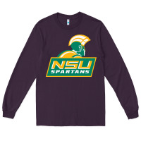 Plum norfolk state spartans Long Sleeve Tee - linhVisuals