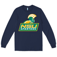 Navy norfolk state spartans Long Sleeve Tee - linhVisuals