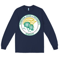 Navy norfolk state spartans Long Sleeve Tee - linhVisuals