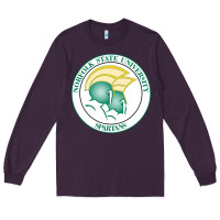 Plum norfolk state spartans Long Sleeve Tee - linhVisuals