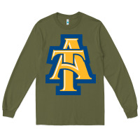 Army Green north carolina a&t aggies Long Sleeve Tee - linhVisuals
