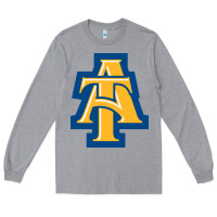 Heather Grey north carolina a&t aggies Long Sleeve Tee - linhVisuals