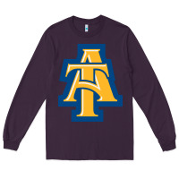 Plum north carolina a&t aggies Long Sleeve Tee - linhVisuals