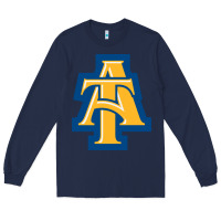 Navy north carolina a&t aggies Long Sleeve Tee - linhVisuals