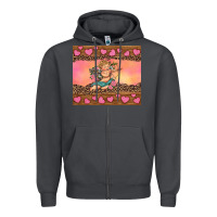 Smoke cupid valentine's day Zipper Hoodie - RanaPortraitStore