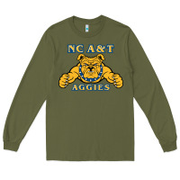 Army Green north carolina a&t aggies Long Sleeve Tee - linhVisuals