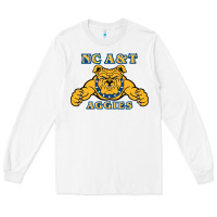 White north carolina a&t aggies Long Sleeve Tee - linhVisuals